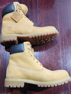 Timberland Men's 11 Inch Premium Waterproof Wheat Boots Sz 8M